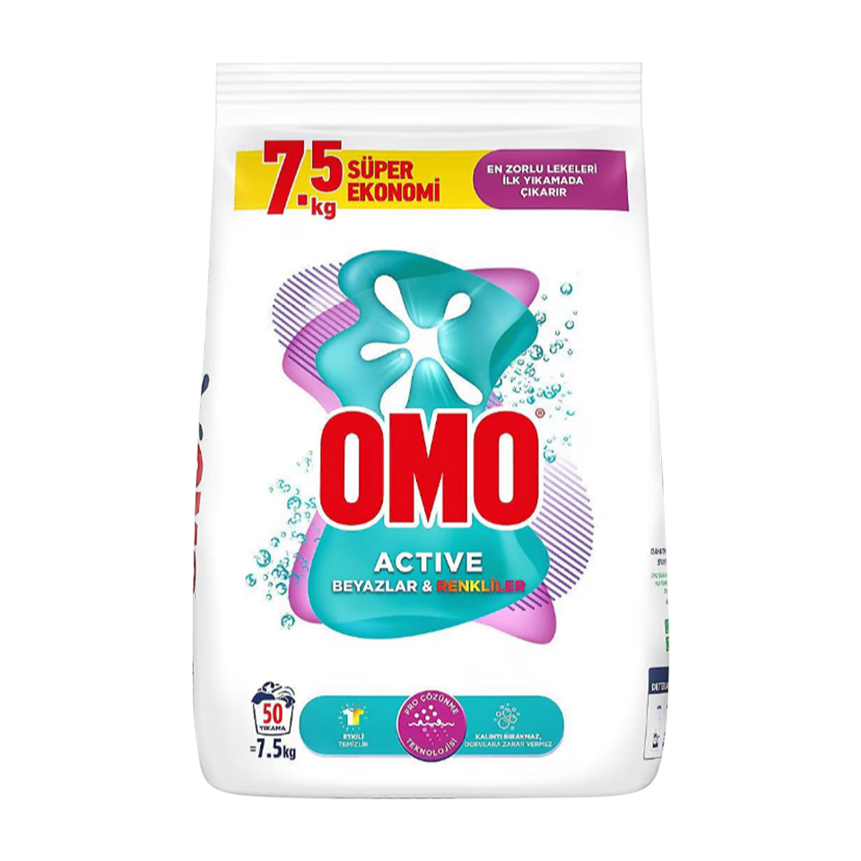 Omo Matik 7,5 KG Active Renkliler