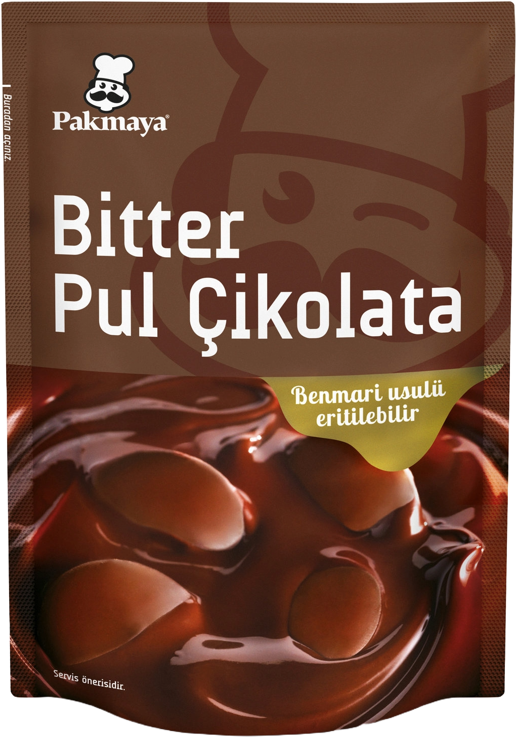 PAKMAYA BİTTER PUL ÇİKOLATA 100 GR