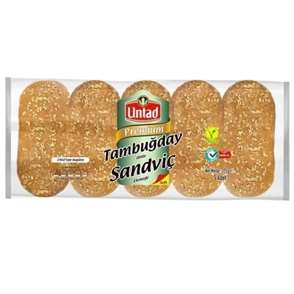 Untad Premıum Tambuğdaylı Sandviç 5 Li 375 Gr