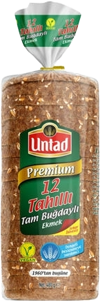 Untad Premium 12 Tahıllı Ekmek 480 Gr