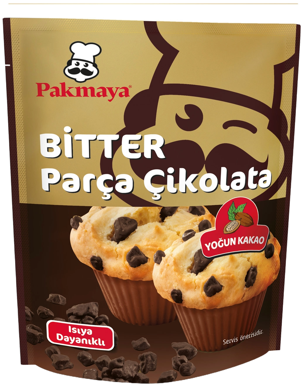 PAKMAYA BİTTER PARÇA ÇİKOLATA  4-7 mm 70 GR