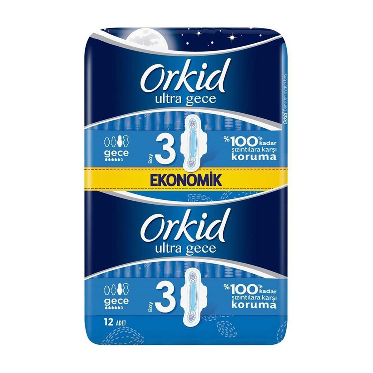 Orkid Ultra Extra Eko Gece 12li