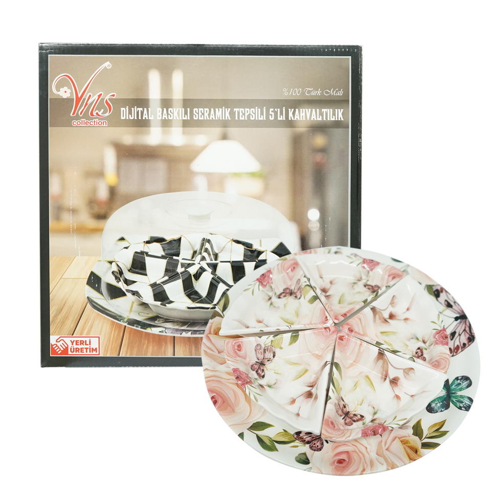 Vns Digital Seramik Tepsili 5li
