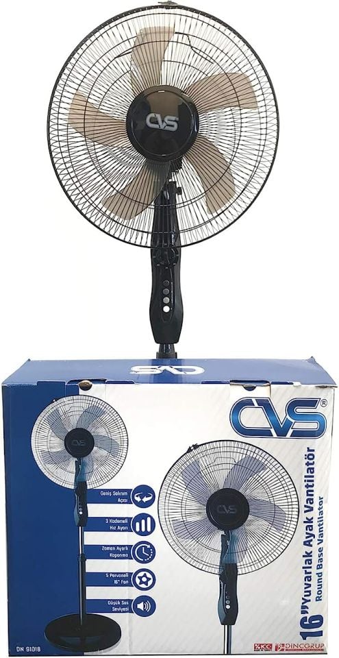 CVS DN 91018 16'' Yuvarlak Ayak Vantilatör