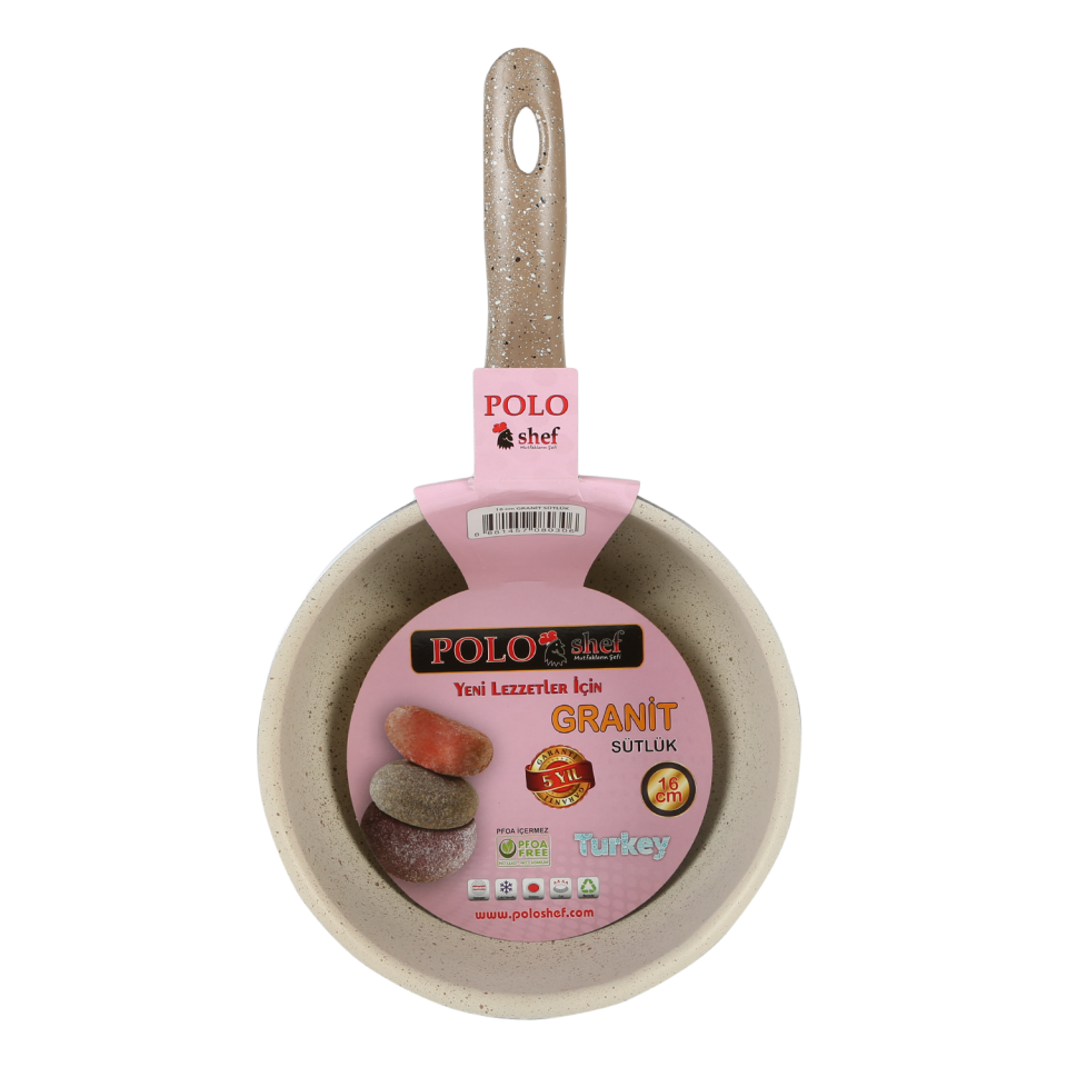 Lalezar Poloshef 16 CM Granit Sütlük