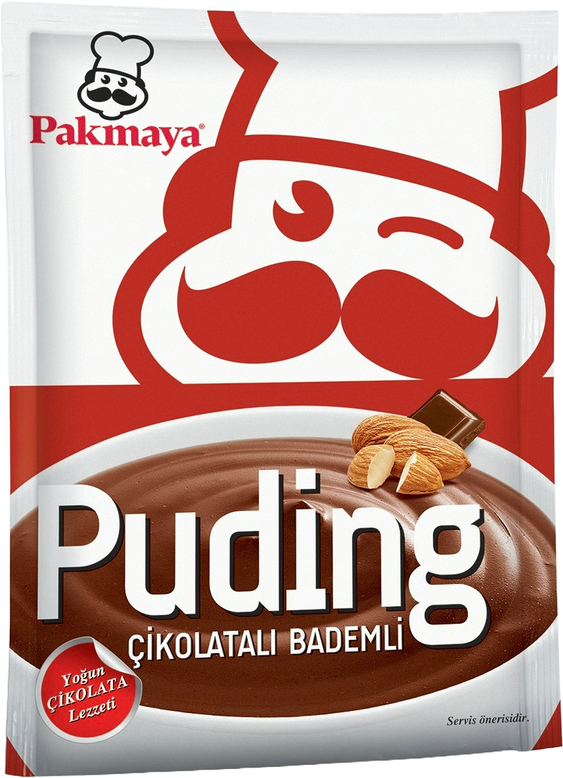 PAKMAYA PUDİNG ÇİKOLATALI BADEMLİ  105 GR