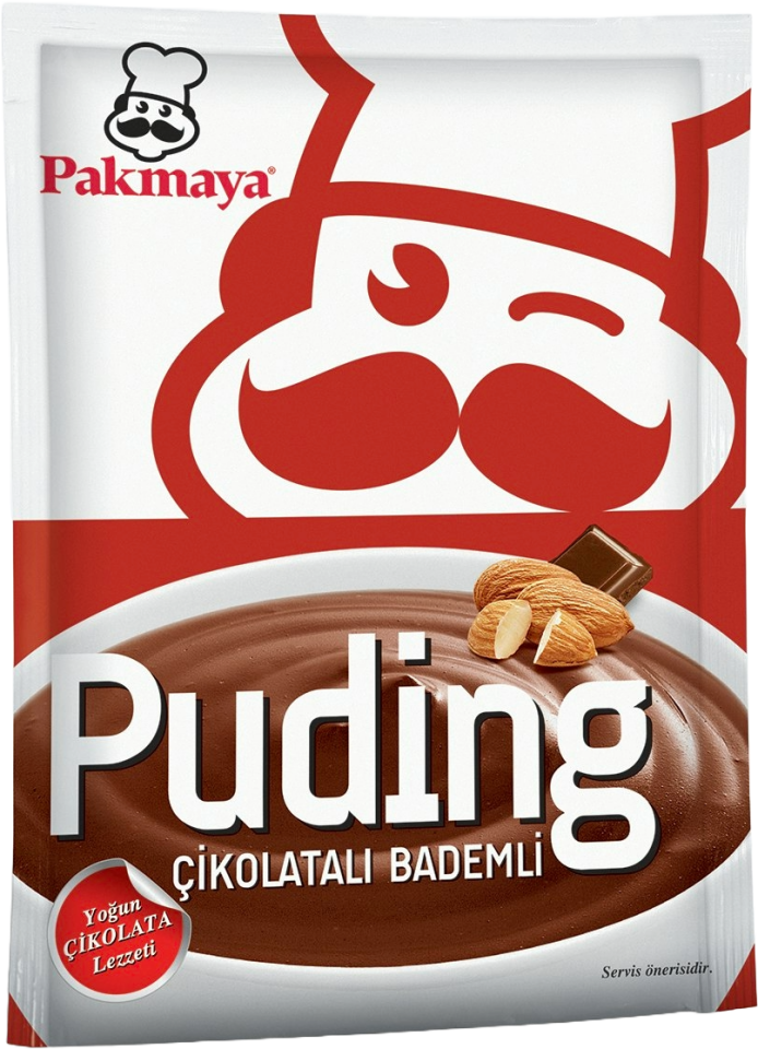 PAKMAYA PUDİNG ÇİKOLATALI BADEMLİ  105 GR