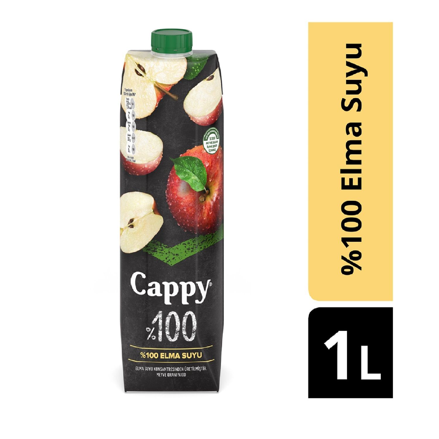 Cappy 1 Lt %100  Elma Meyve Suyu