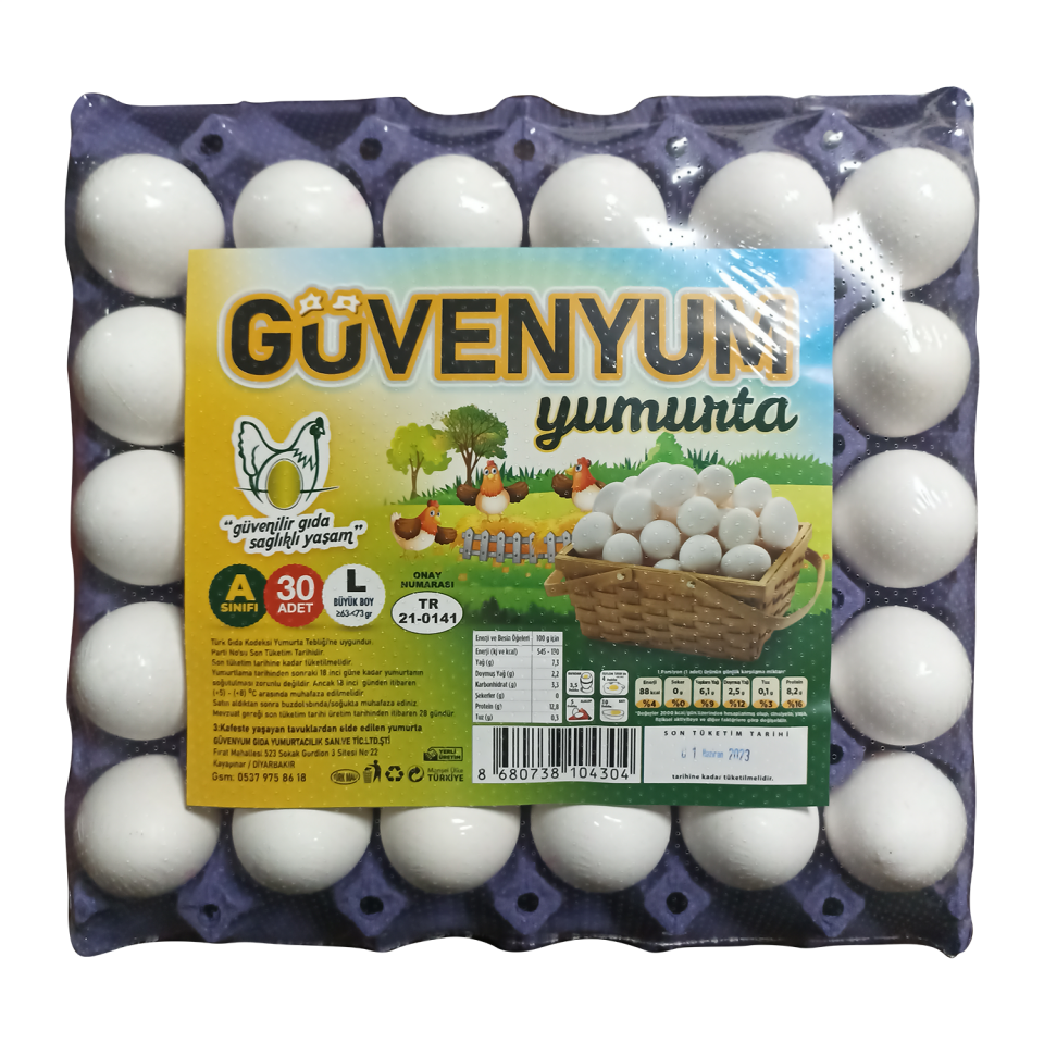 Güvenyum Yumurta 30lu (L)