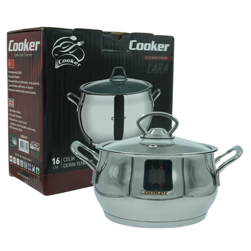 Cooker Lara 16 CM Derin Tencere