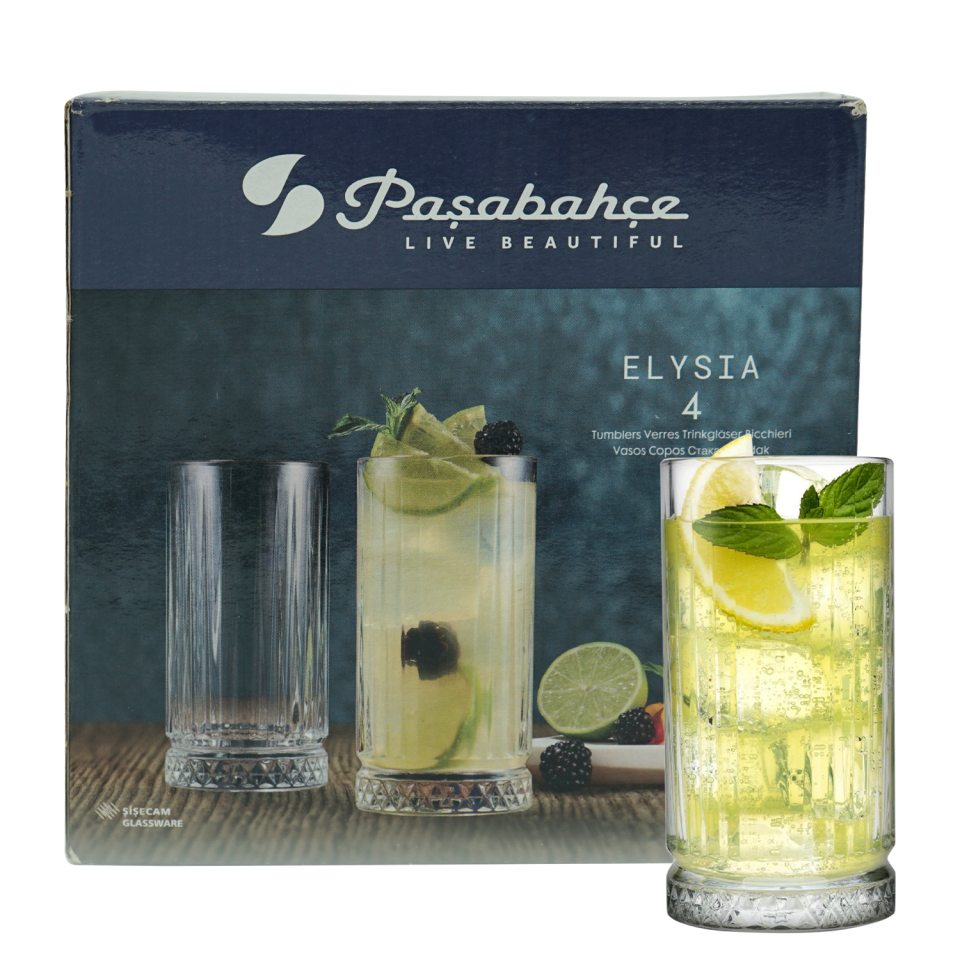 Paşabahçe Meşrubat Bardak 365 CC (Elysia) 4lü