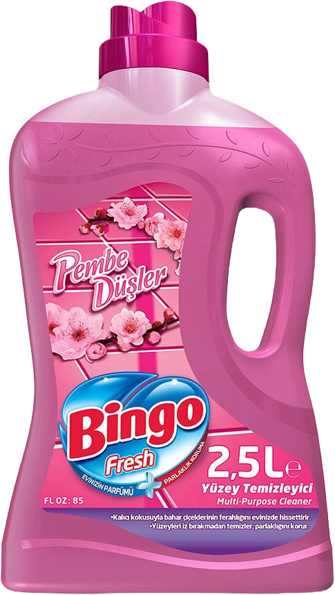 Bingo Fresh Pembe Düşler 2,5 Lt Yüzey Temizleyici
