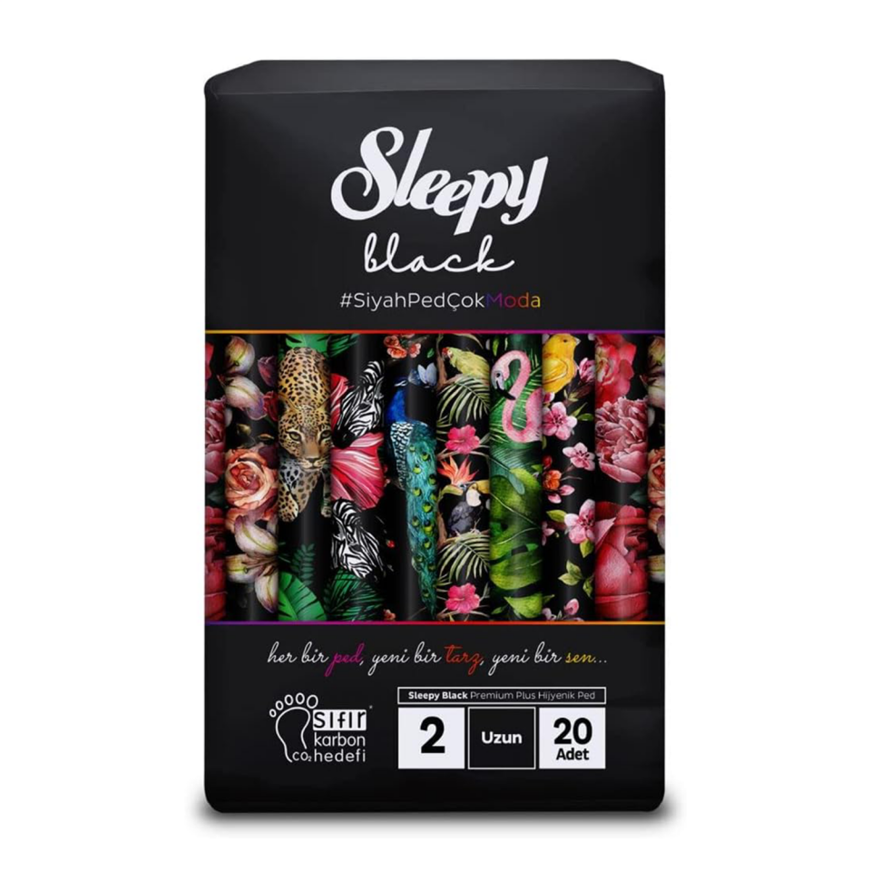 Sleepy Black Süper Eco Uzun 20 Li Ped