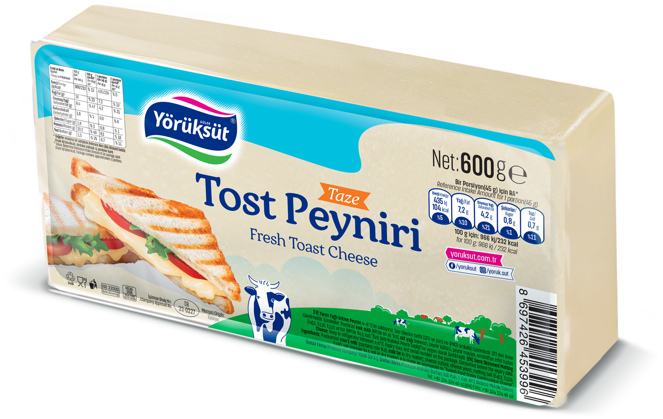 YÖRÜK SÜT TOST PEYNİR 600 GR
