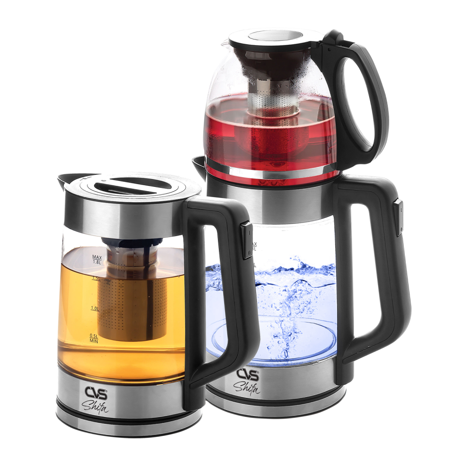 CVS DN 1524 Shifa Bitki Çayı Cam Elektrikli Çaycı