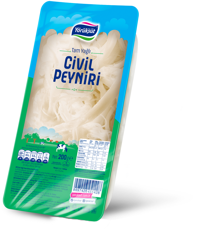 YÖRÜK SÜT CİVİL PEYNİRİ 150 GR