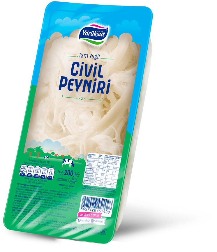 YÖRÜK SÜT CİVİL PEYNİRİ 150 GR