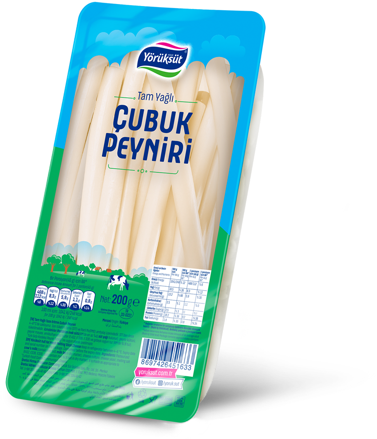 YÖRÜK SÜT ÇUBUK PEYNİRİ 150 GR