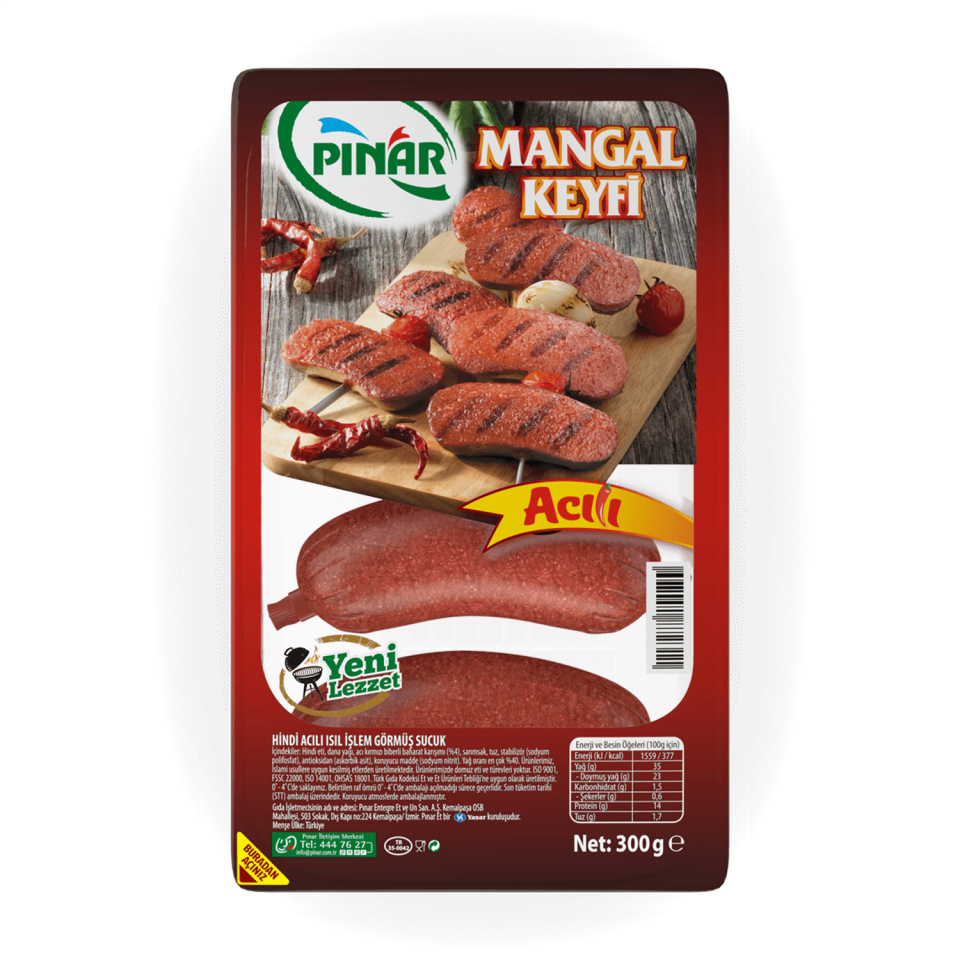 Pınar Mangal Keyfi Acılı 225 GR