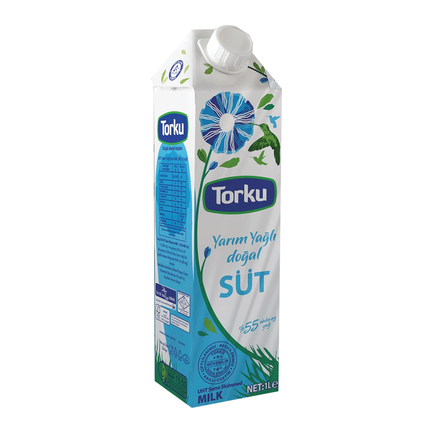 Torku Süt Yarım Yağlı 1 LT