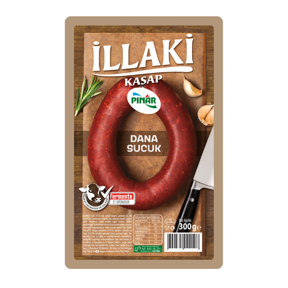 Pınar Sucuk Kasap İllaki 300 GR