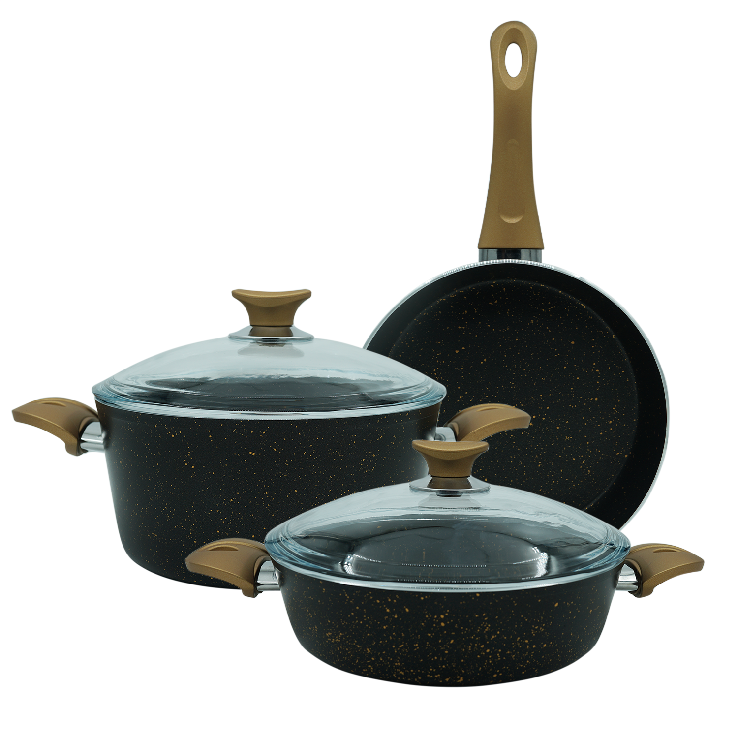 Çifçiler Granit 7 Prç Tencere Seti Bakalit