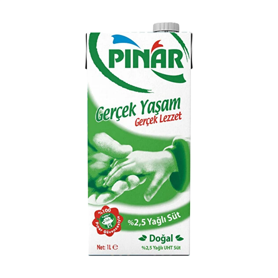 Pınar Süt %2,5 Yağlı 1 LT
