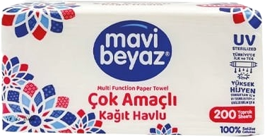 Mavi Beyaz 200 Yp. Çok Amaçlı Kağıt Havlu