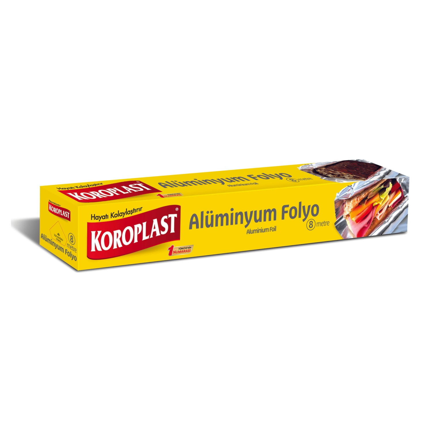 Koroplast Alüminyum Folyo 8 Metre