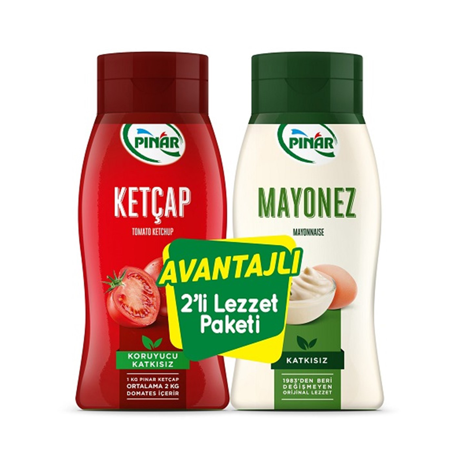 Pınar Ketçap 420 GR + Mayonez 350 GR