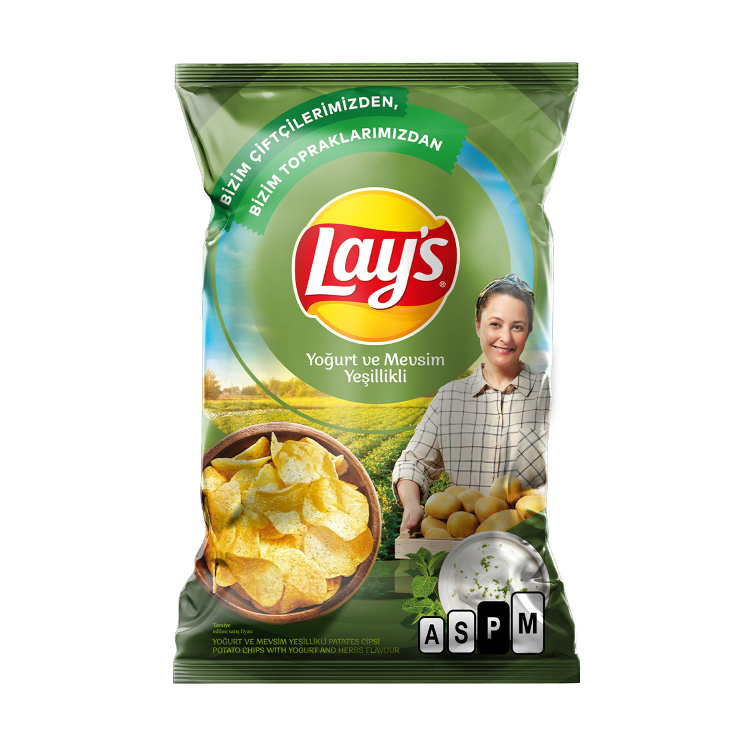 Lays Parti Boy Yoğurtlu Mevsim Yeşil 155 GR