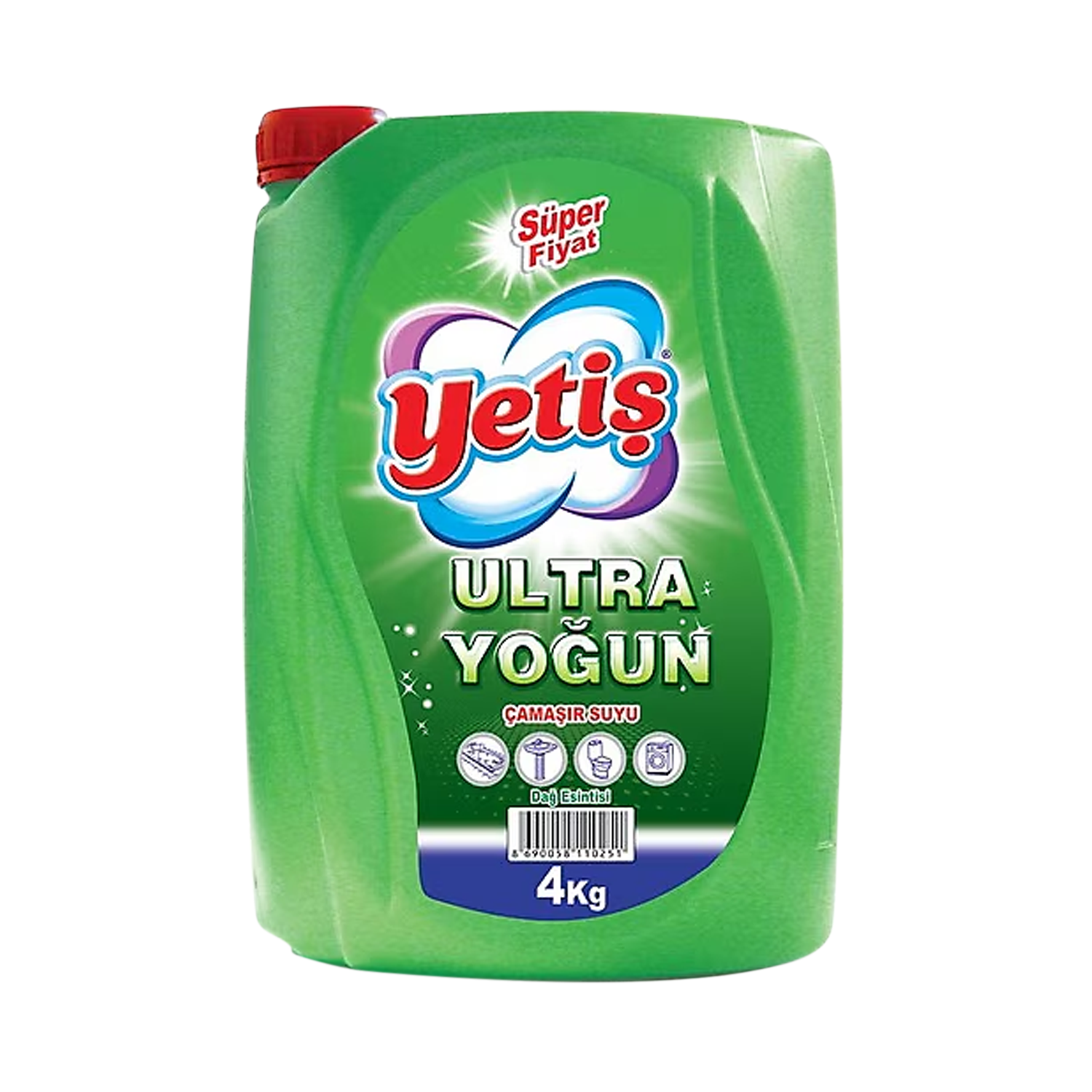 Yetiş Ultra 4 LT Çamaşır Suyu Dağ Esintisi