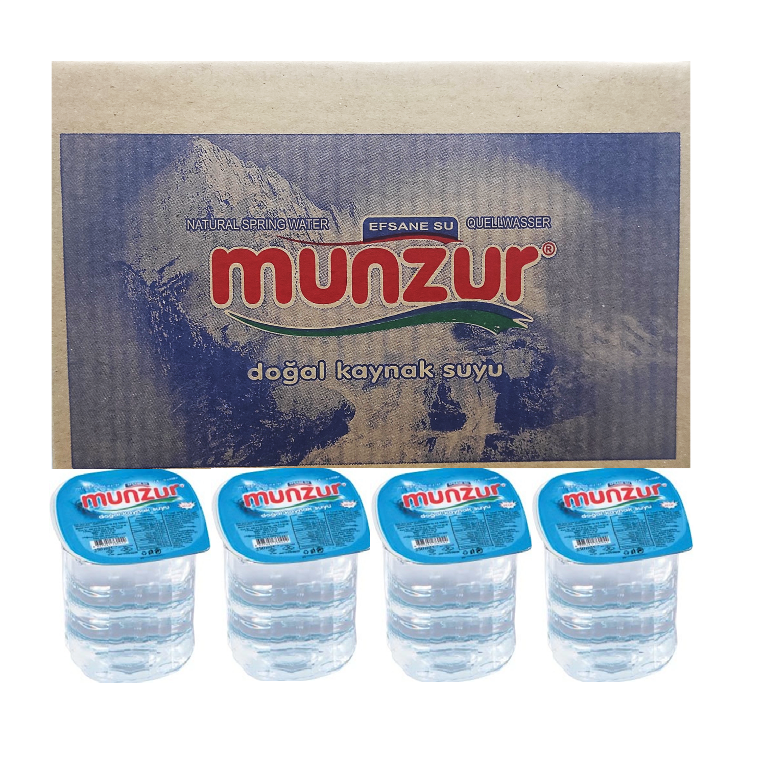 Munzur Bardak Su 200 CC (60 Lı)