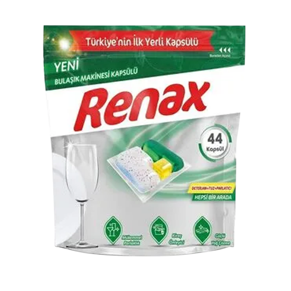 Renax Bulaşık Makinesi Kapsülü 44lü