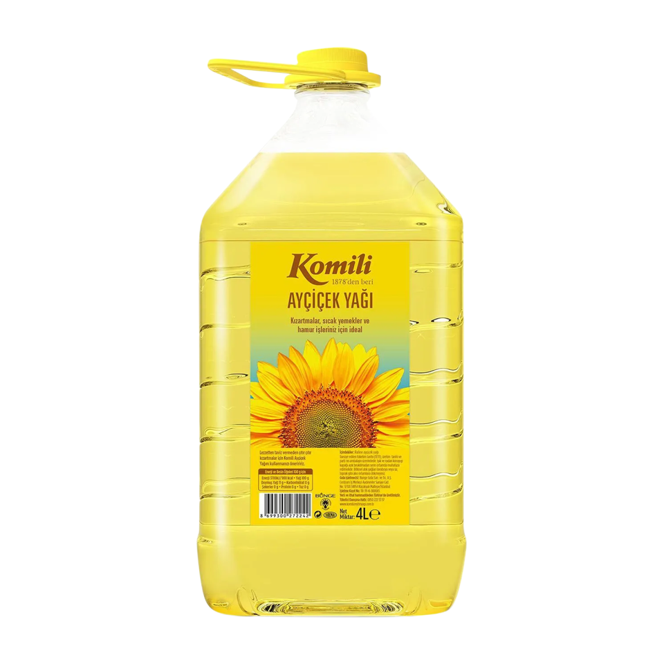 Komili Ayçiçek Yağı 4 LT