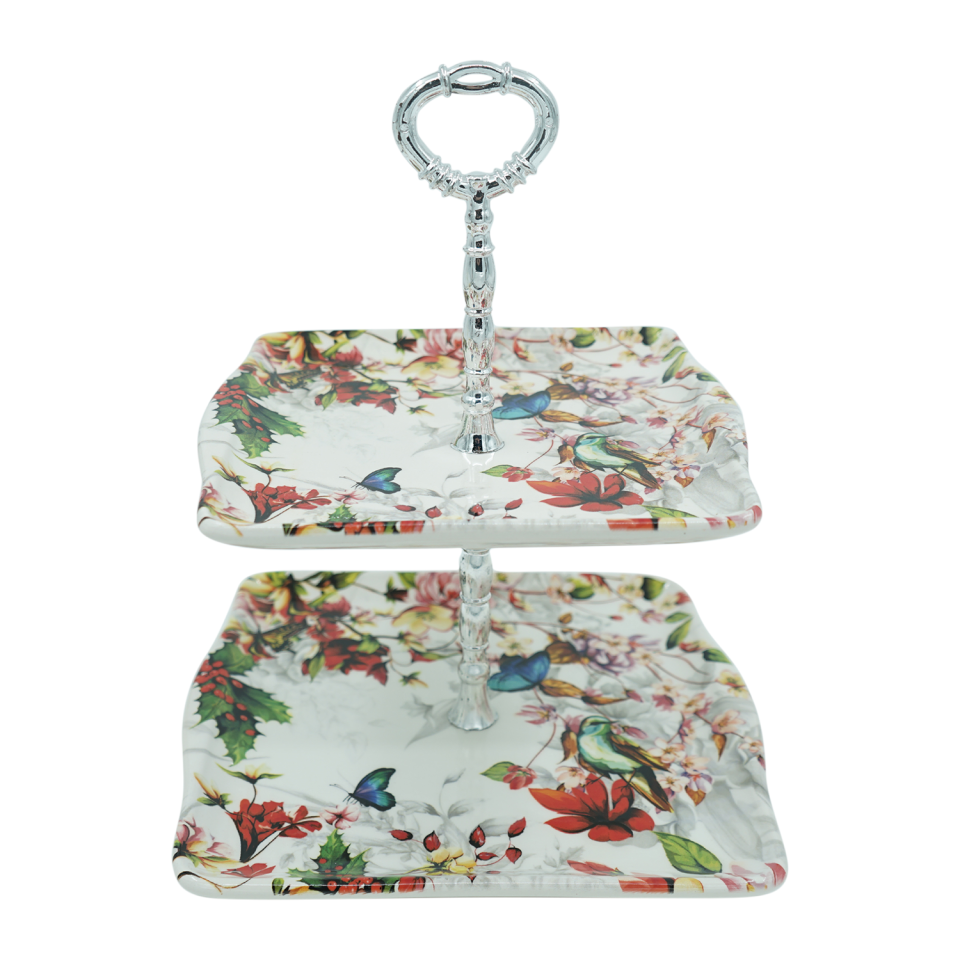 Arow Desenli Kare Katlı Meyvelik