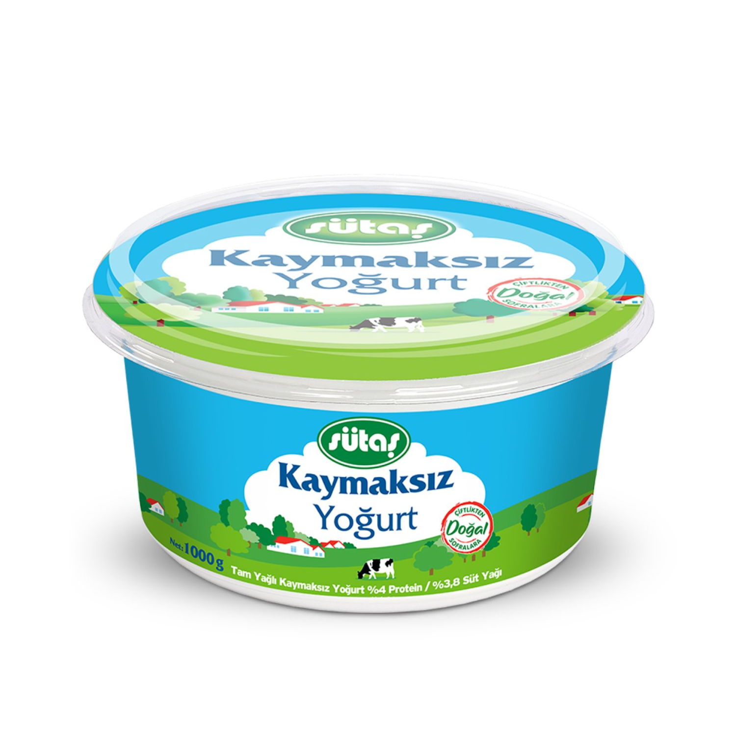 Sütaş kaymaksız Yoğurt 1000 Gr