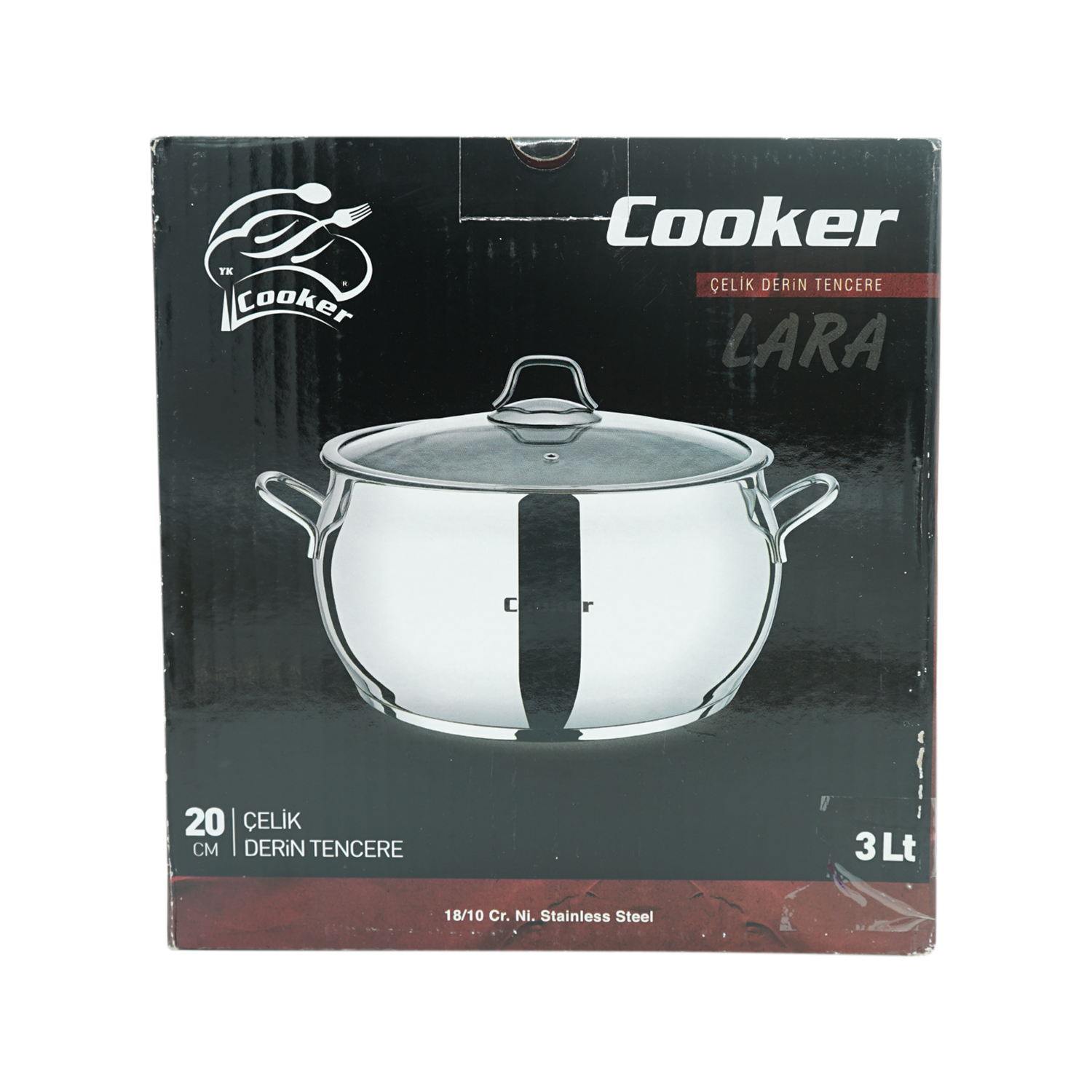 Cooker Lara 20 CM Derin Tencere