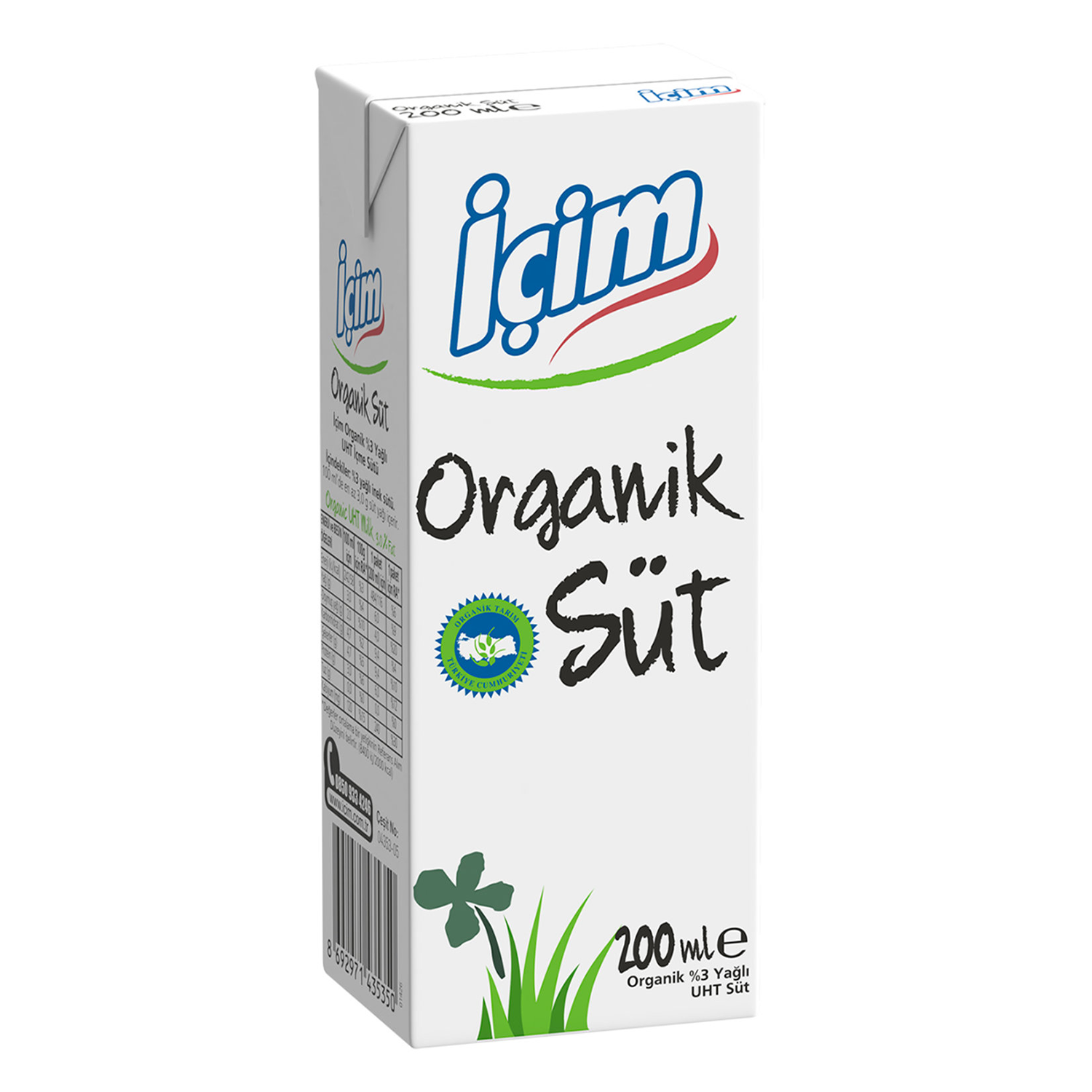 İçim Süt 200 ML Organik
