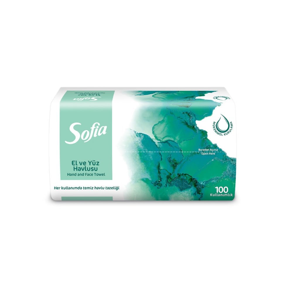 Sofia 100 lü El Yüz Kağit Havlu