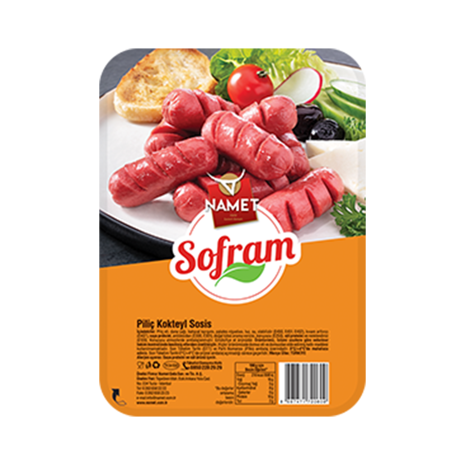 Namet Sofram 250 GR Piliç Kokteyl Sosis