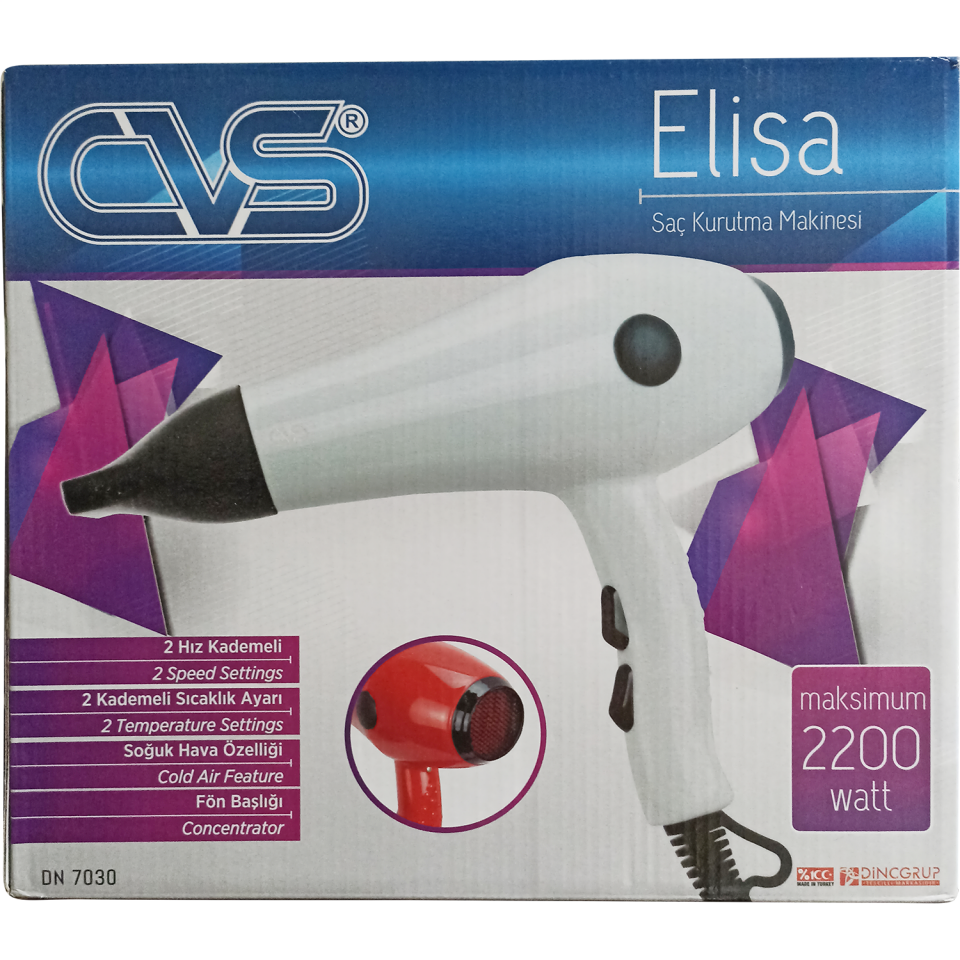 CVS DN 7030 Elisa Saç Kurutma Makinesi
