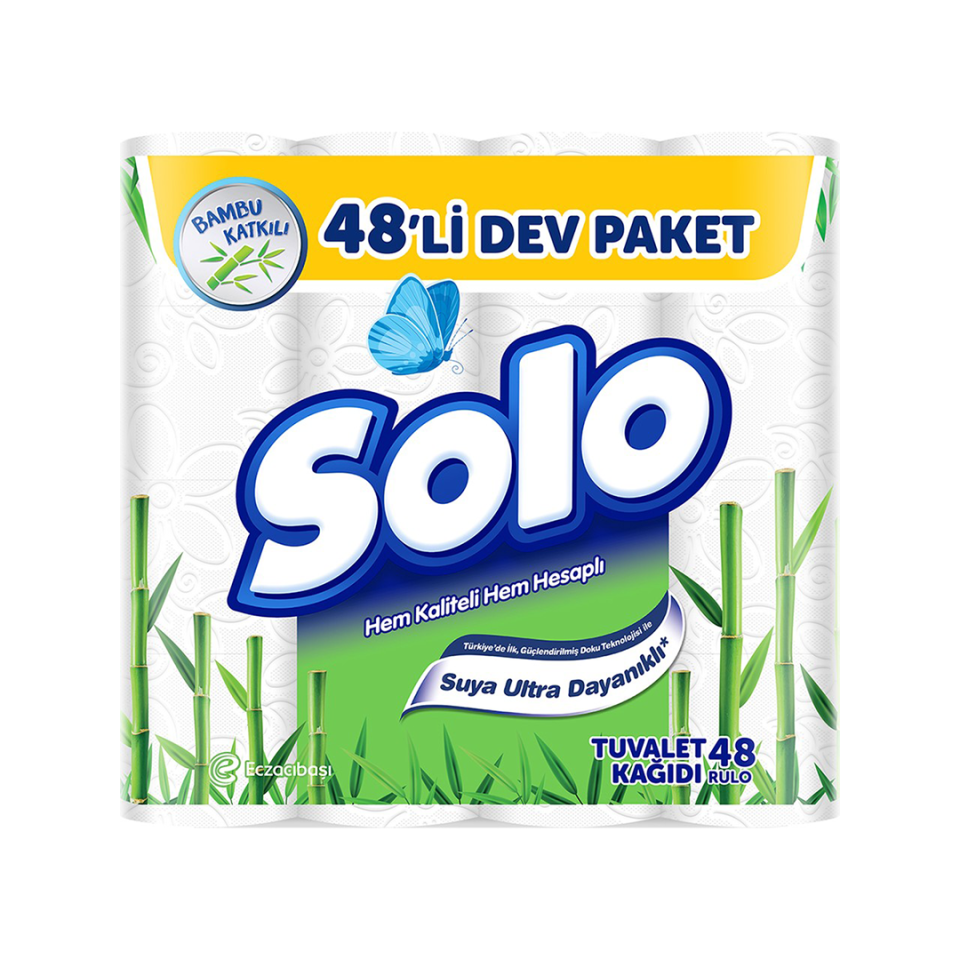 Solo Tuvalet Kağıdı Bambu 48li