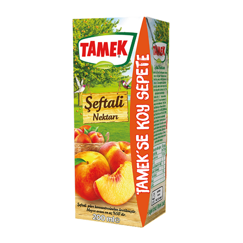 Tamek Şeftali Nektarı 200 ML