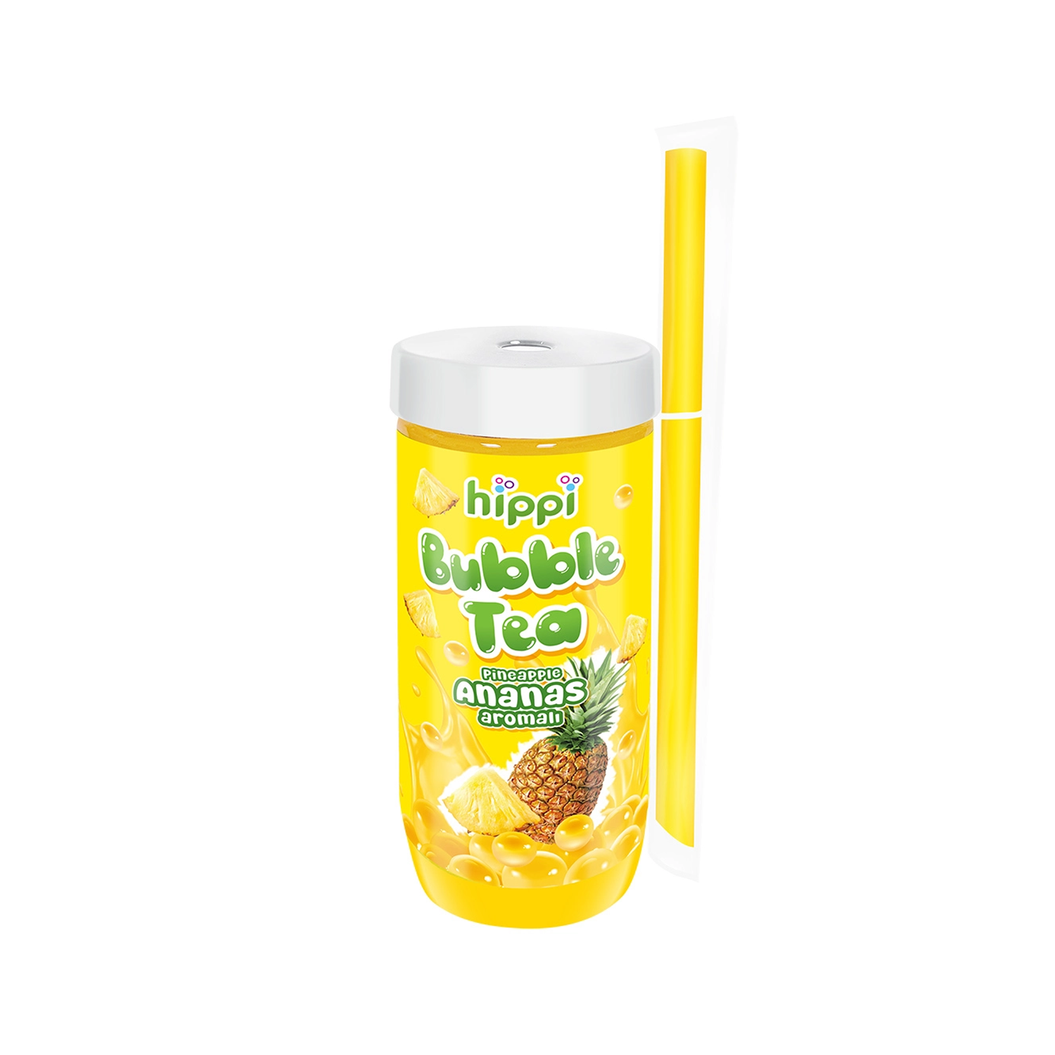 Hippi Bubble Tea Ananas 350 ML