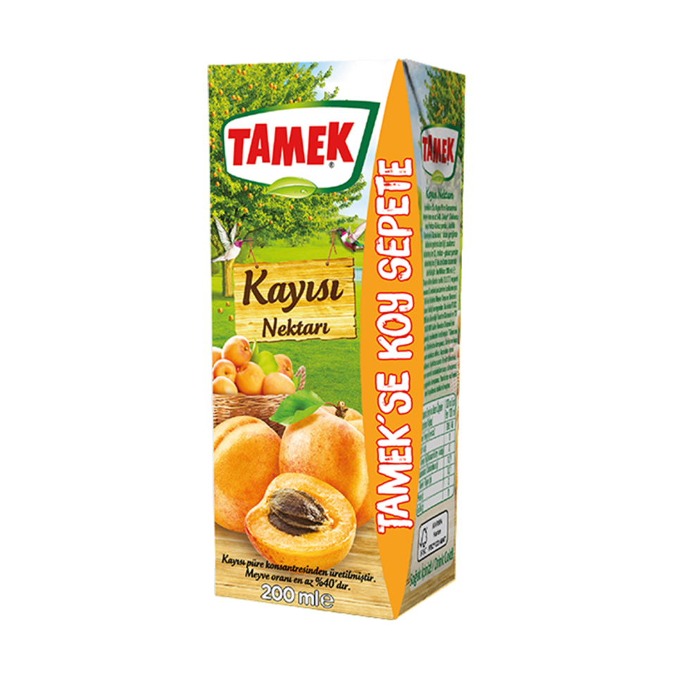 Tamek Kayısı Nektarı 200 ML