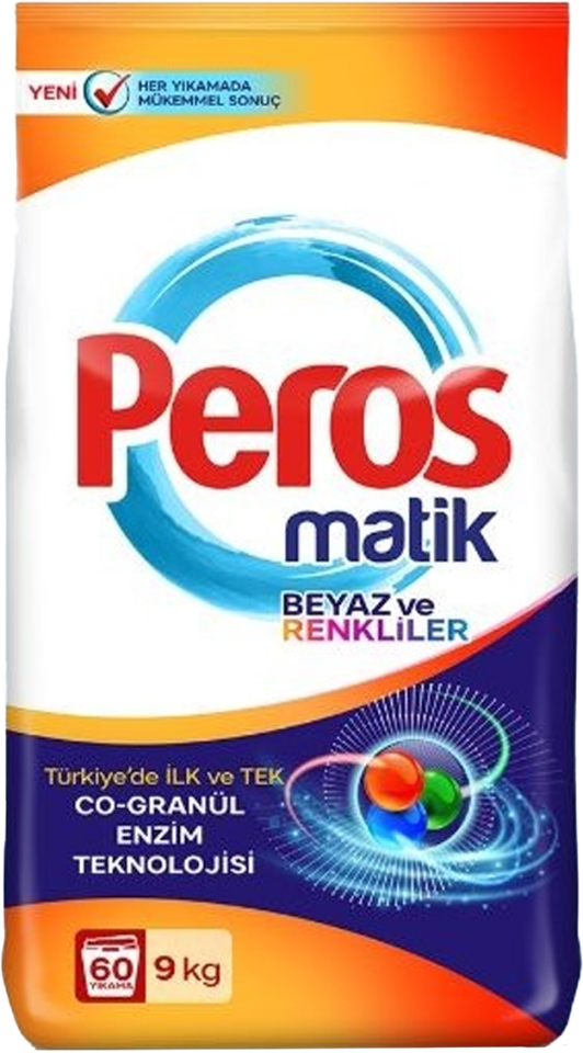 Peros Matik 9 KG Beyazlar ve Renkliler