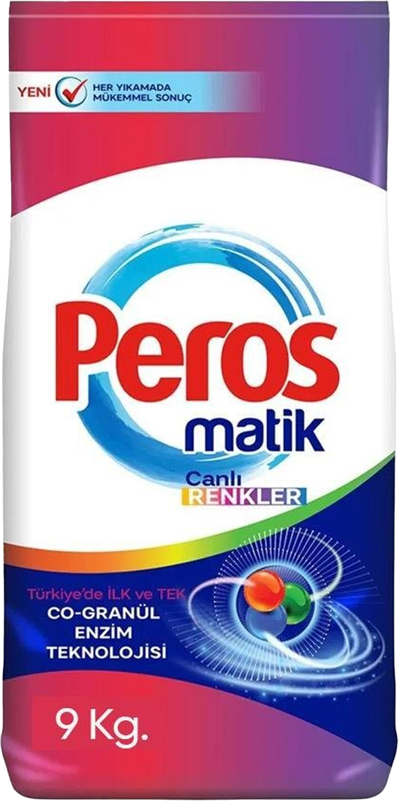 Peros Matik 9 KG Canlı Renkler
