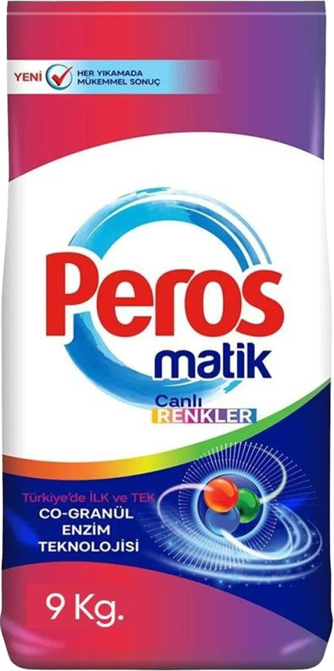 Peros Matik 9 KG Canlı Renkler