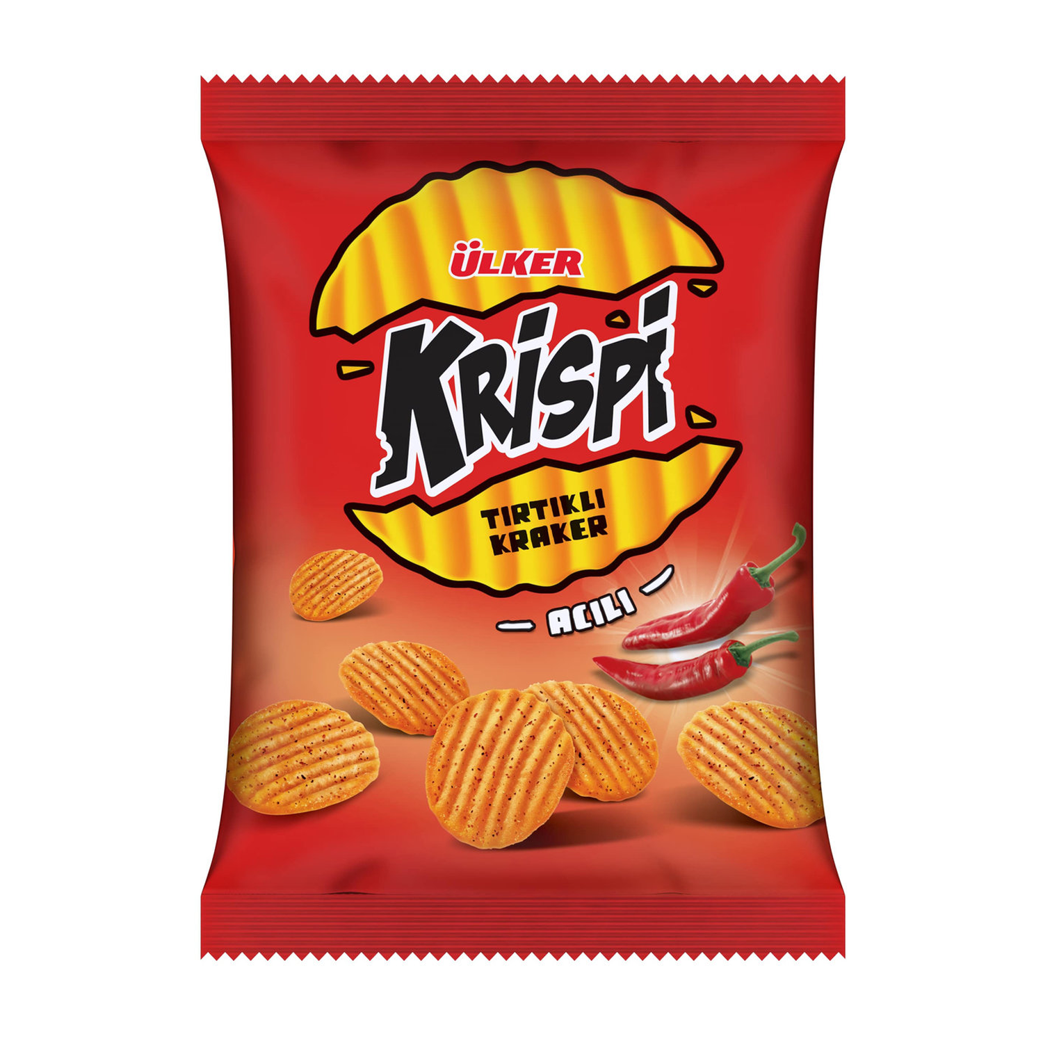 Ülker Krispi Tırtıklı Kraker Acılı 45 GR
